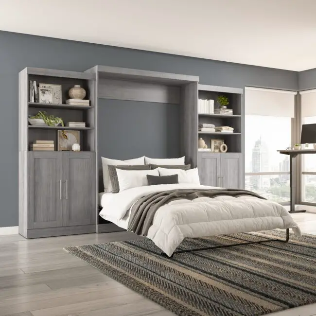 Chic Murphy Bed Offering Expanded Storage