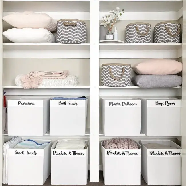 Streamlined Organization with Clear Labels