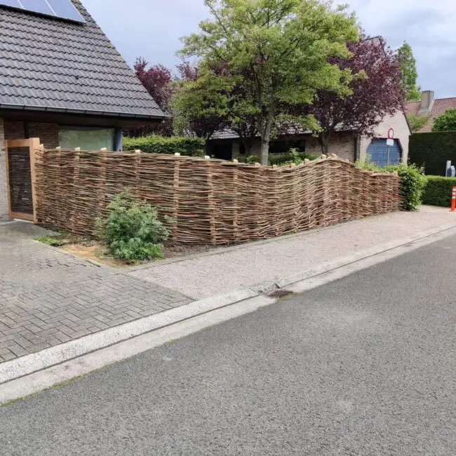 Rustic Willow Fencing for Charming Cottages