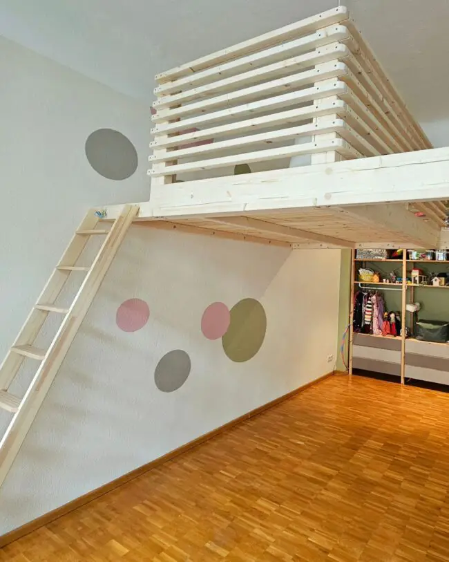 Loft Bed with Colorful and Fun Play Area