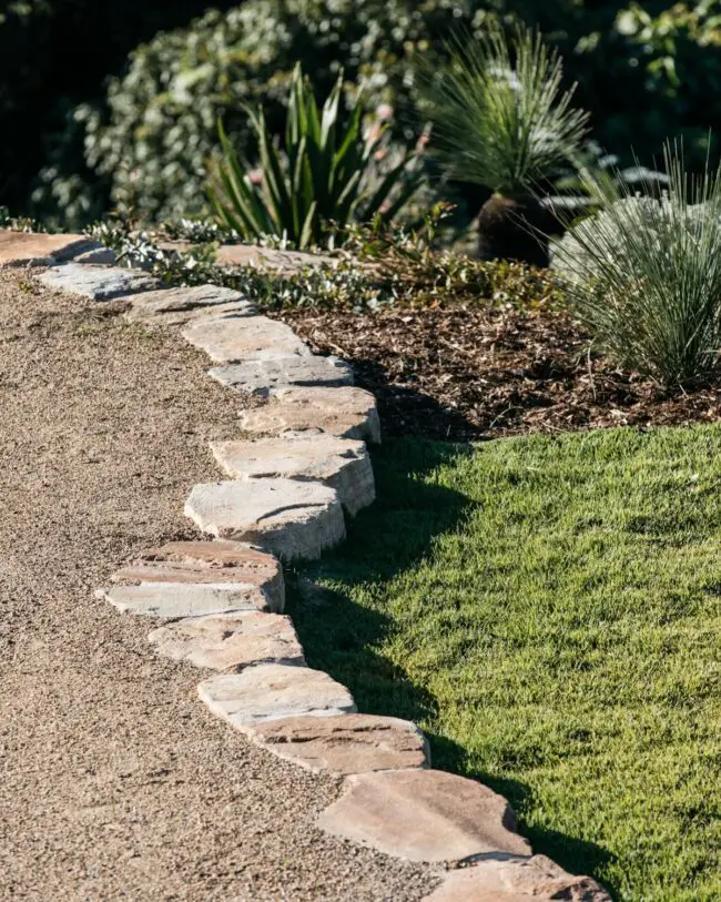 Charming Stone Borders for Pathway Design