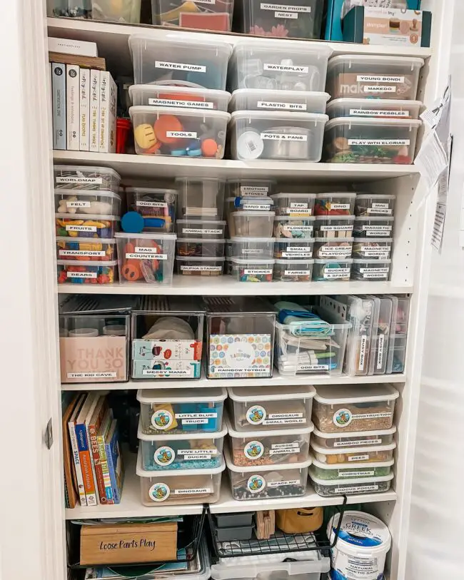 Efficient Storage for Children's Playthings