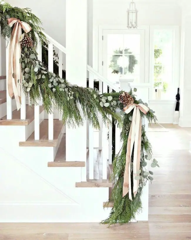 Soft Eucalyptus Accents for a Fresh Holiday Touch