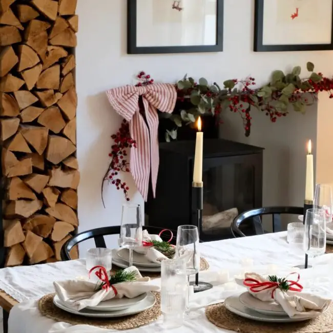 Warm & Rustic with a Traditional Holiday Spin