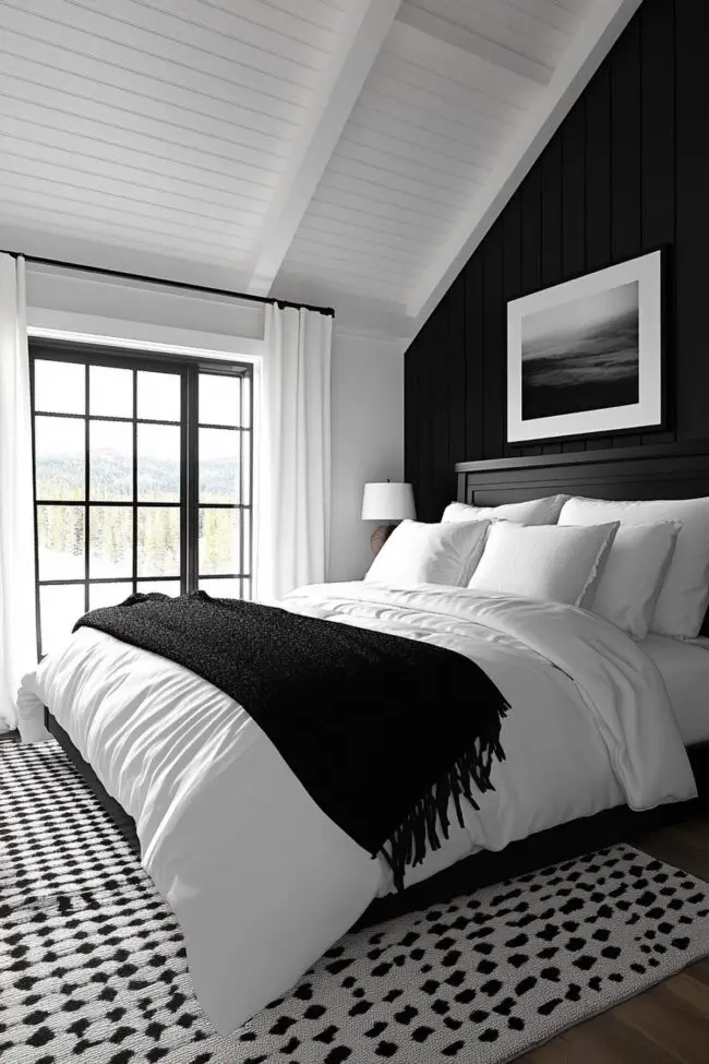 Chic Black and White Atmosphere