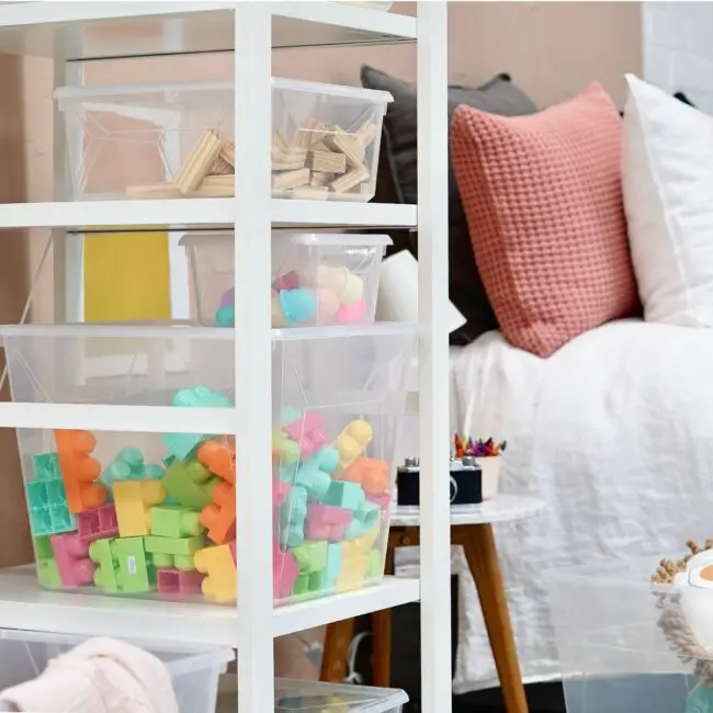 Bright and Organized Storage Solutions