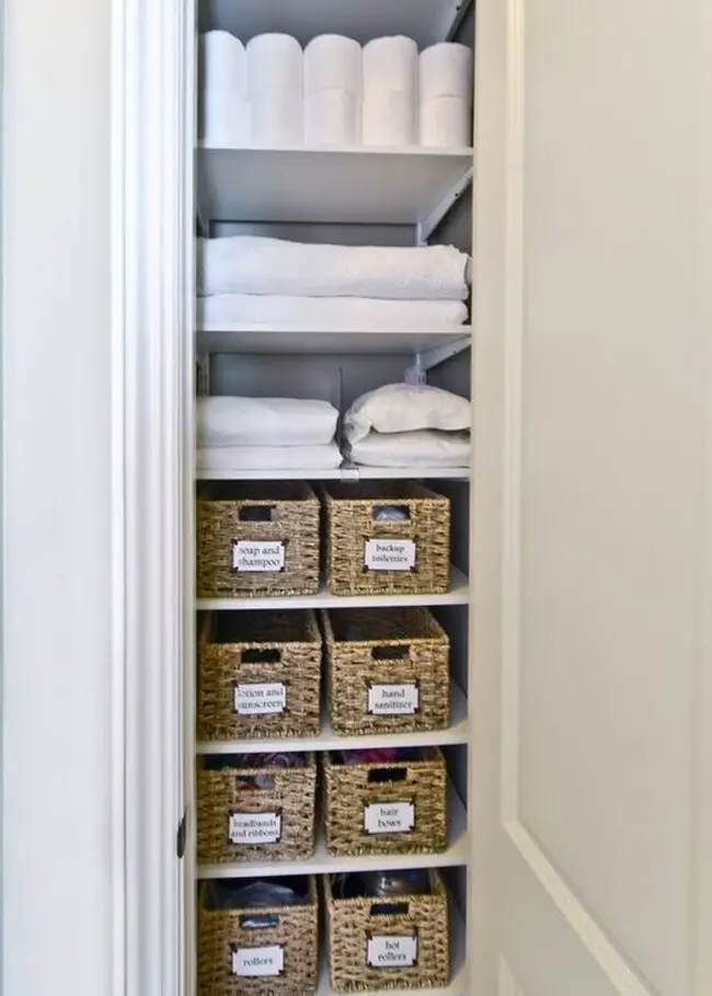 Classic and Contemporary Linen Storage