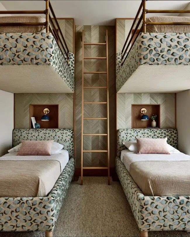 Stylish Upholstered Bunk Bed Designs