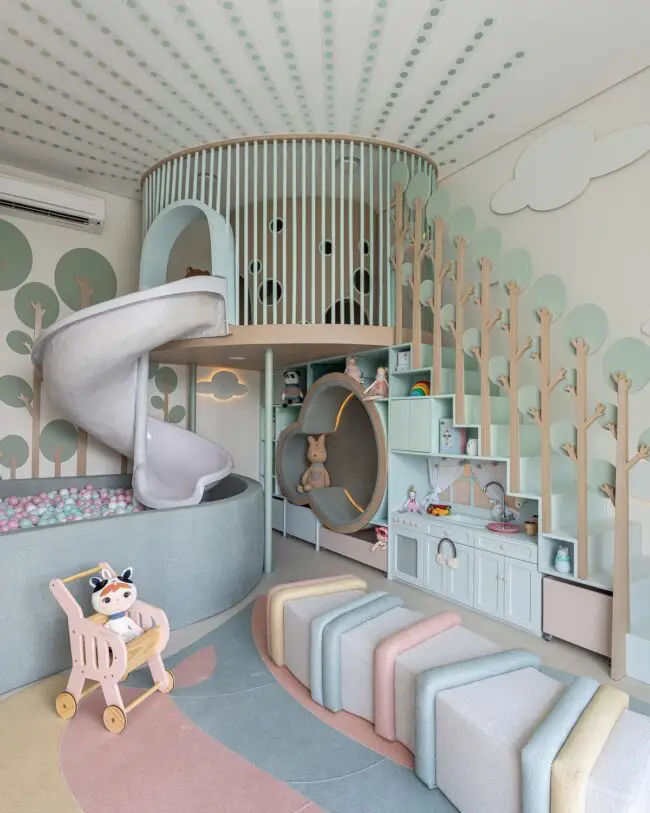 Modern Play Meets Pastel Colors