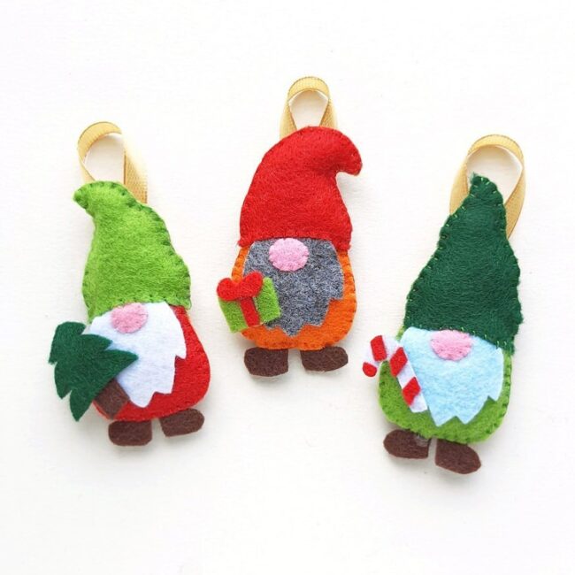 Cute Felt Gnome Decorations