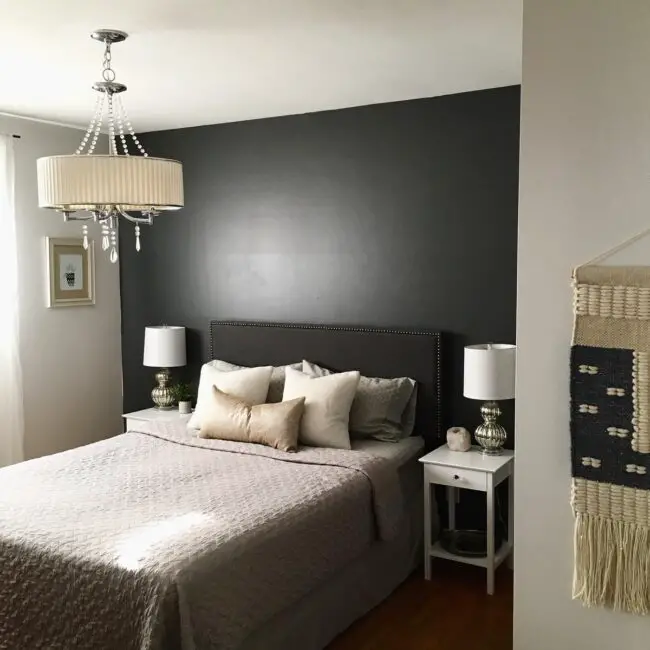 Sophisticated Depth with Dark Gray Walls