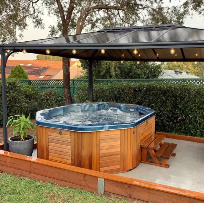 Enclosed Patio Jacuzzi