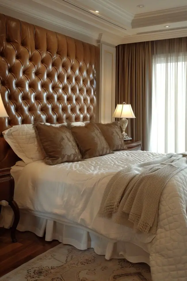 Luxury Leather Headboards for Your Bedroom