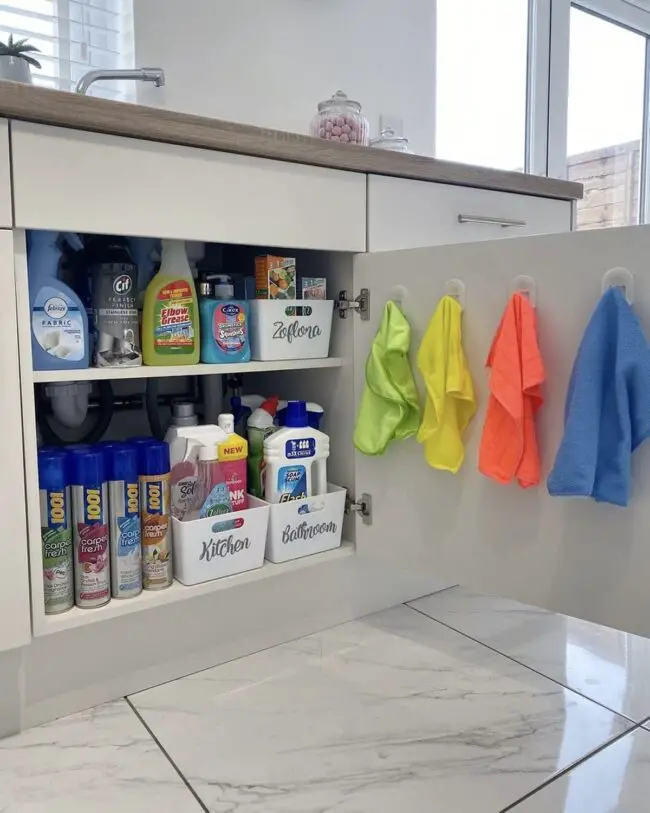 Color-Coded Organization for Cleanliness