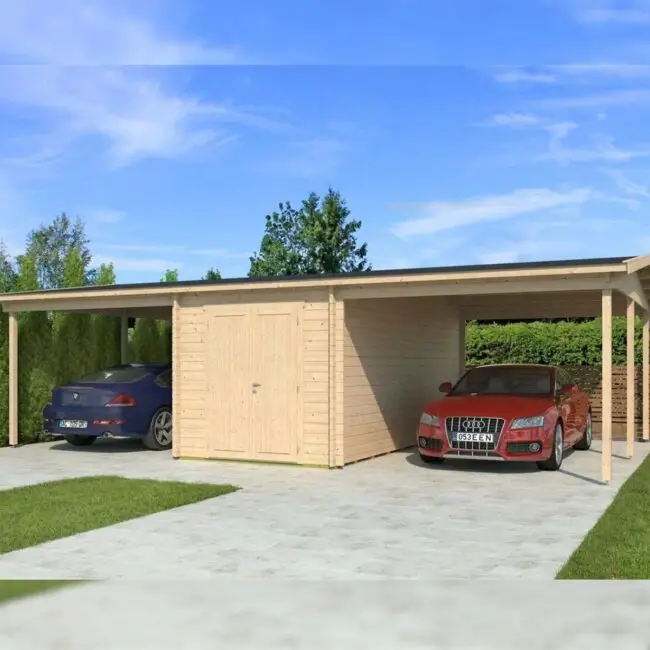 House-Attached Carport Seamlessly Integrated With The Home