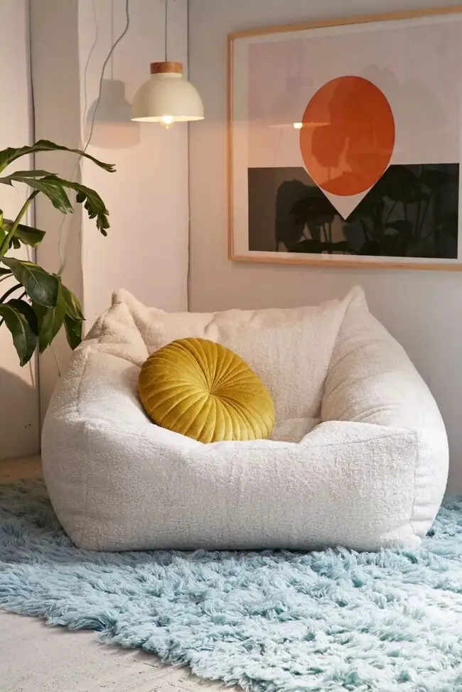 Plush Bohemian Lounge Chair