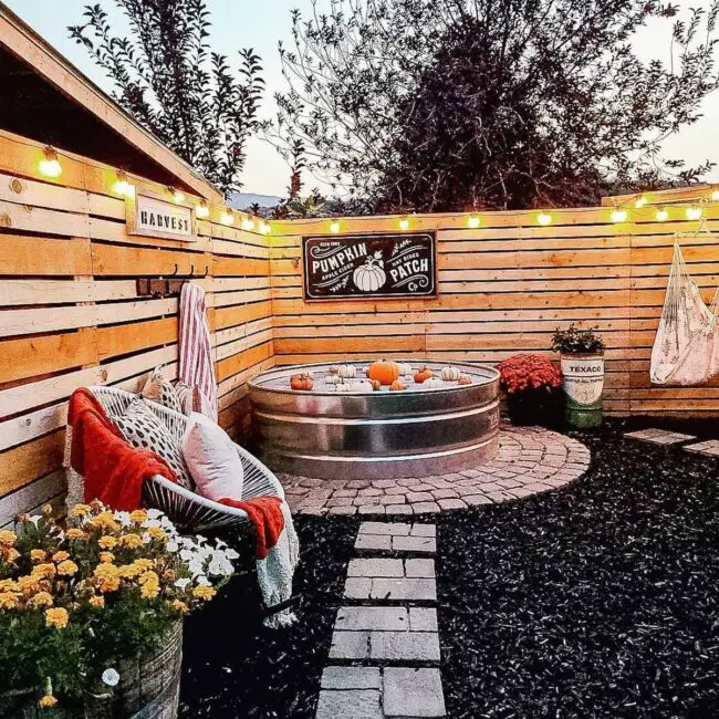 Inviting Autumn Retreat in Your Backyard