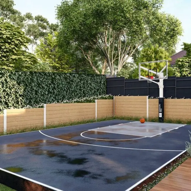 Classic Court Enhanced by Natural Elements