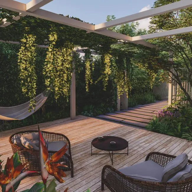 Contemporary Pergola Oasis