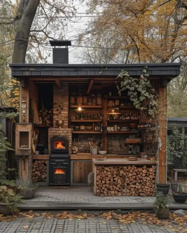 Eco-Conscious Rustic Play Kitchen Design