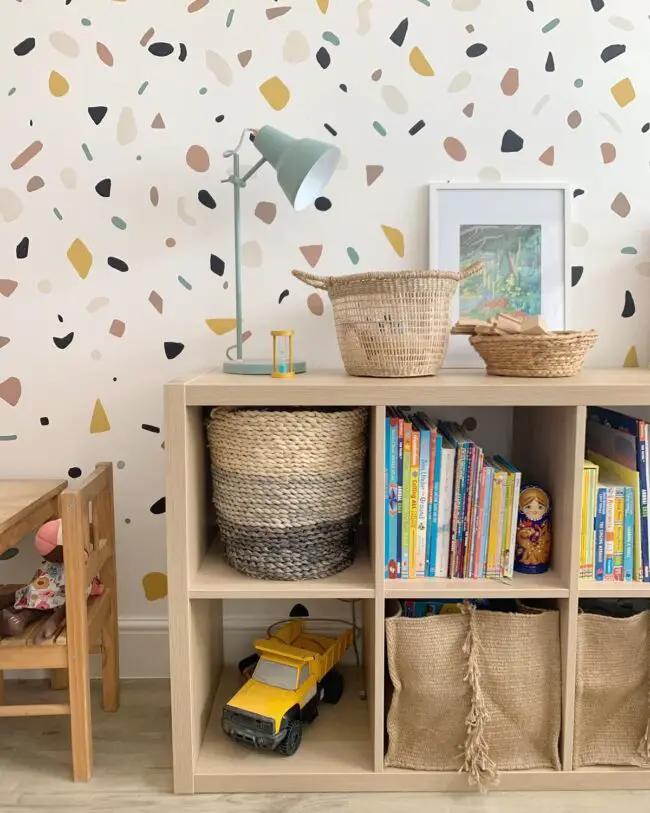 Wooden Storage Solution with Play Zone