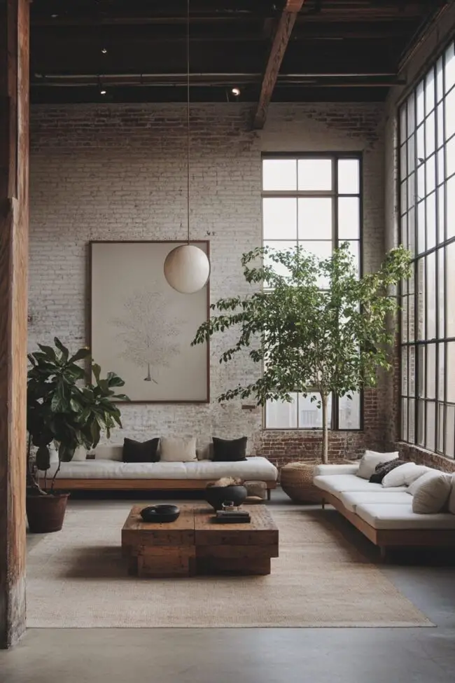 Raw Urban Aesthetic with Exposed Brick