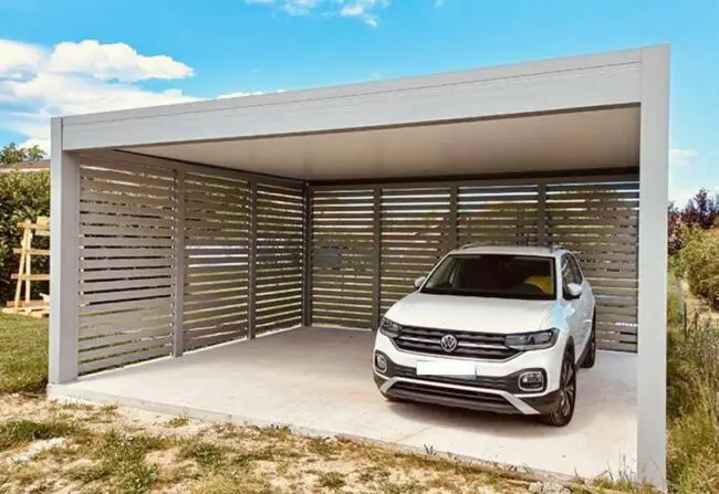 Spacious Carport Designed For An Open Layout