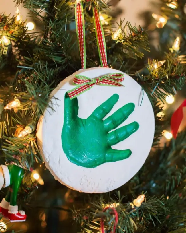 Handprint Ornament for Special Memories