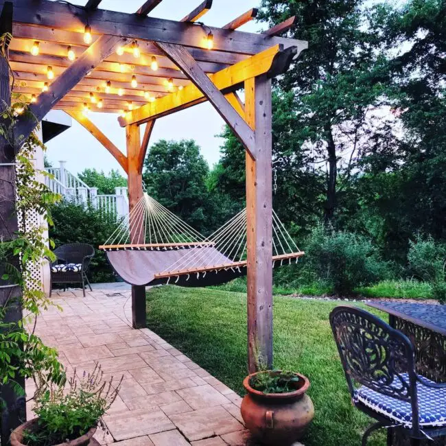 Refined Pergola Hammock