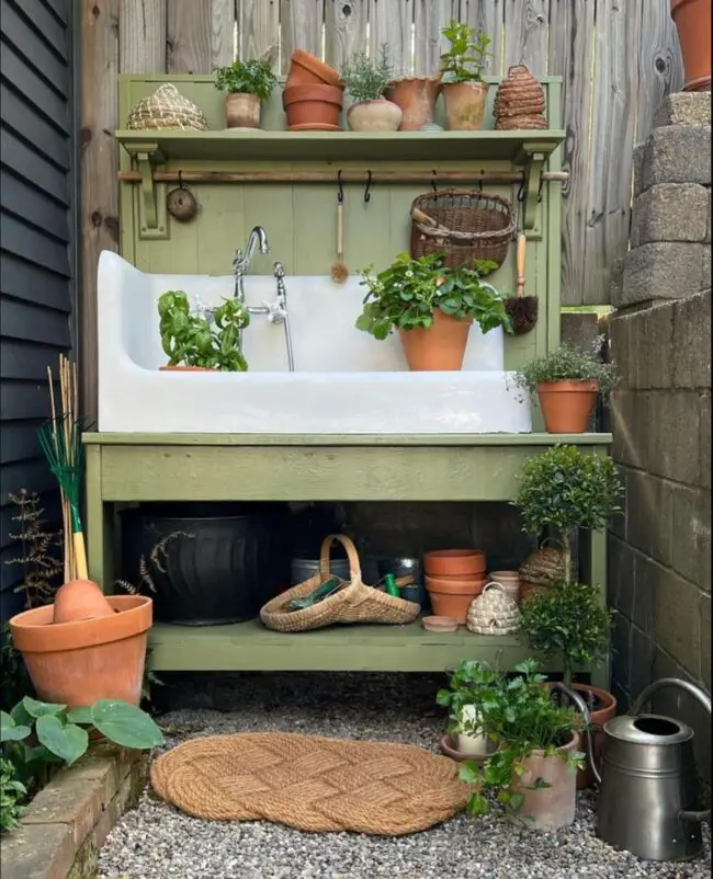 Rustic Sink With Enduring Charm