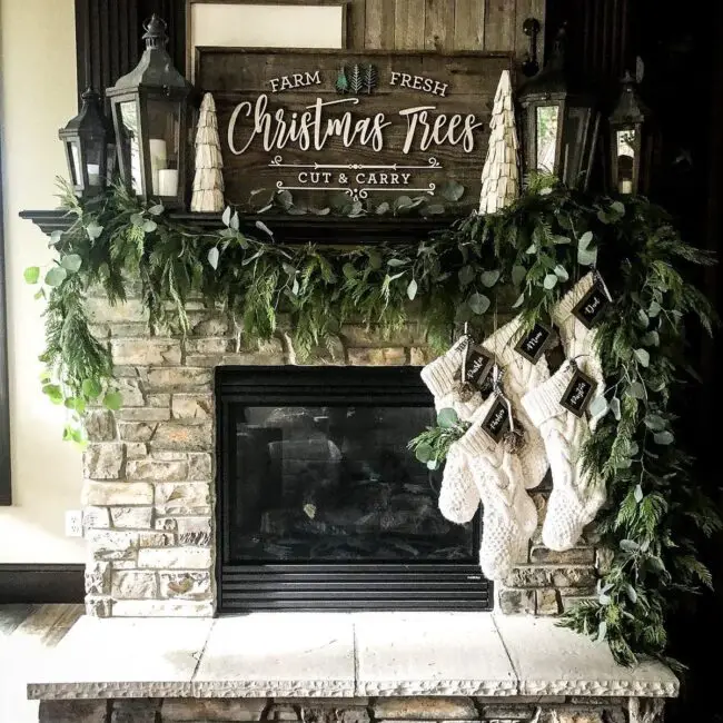 A Rustic Christmas with a Fresh Spin