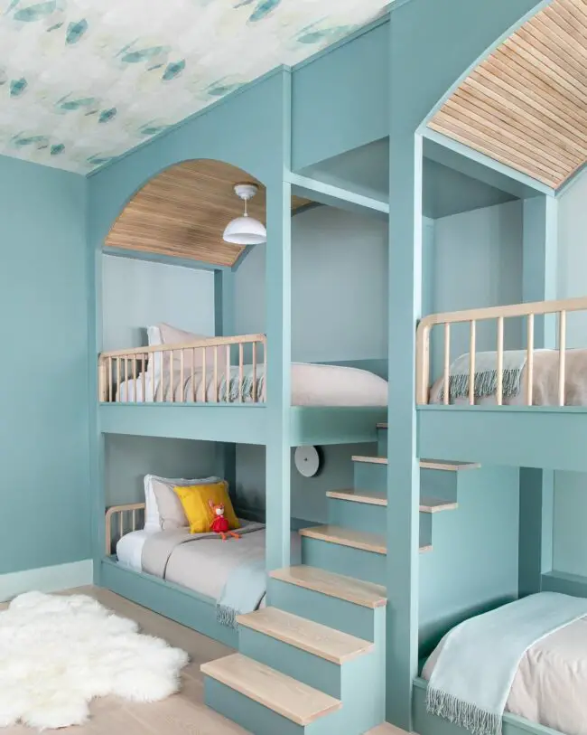 Bright and Fun Kids’ Bunk Bed