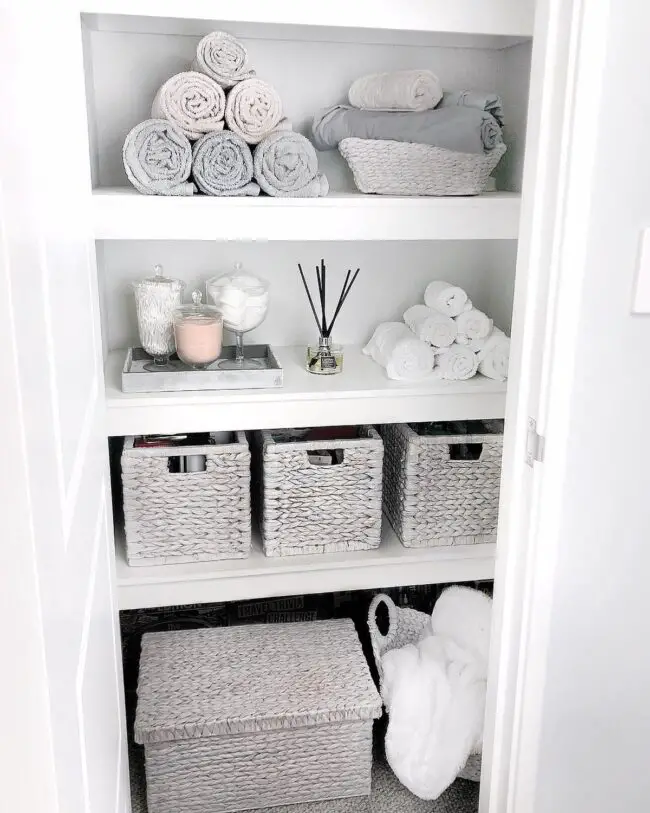 Refined Linen Organization Elegance