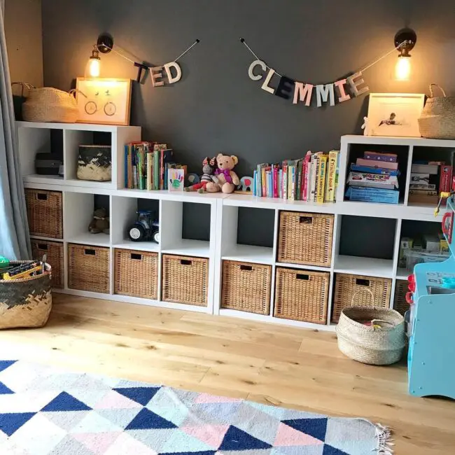 Customizable Storage Solutions for Playrooms