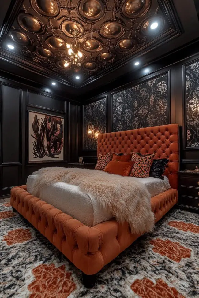 Opulent Art Deco Bedroom Design