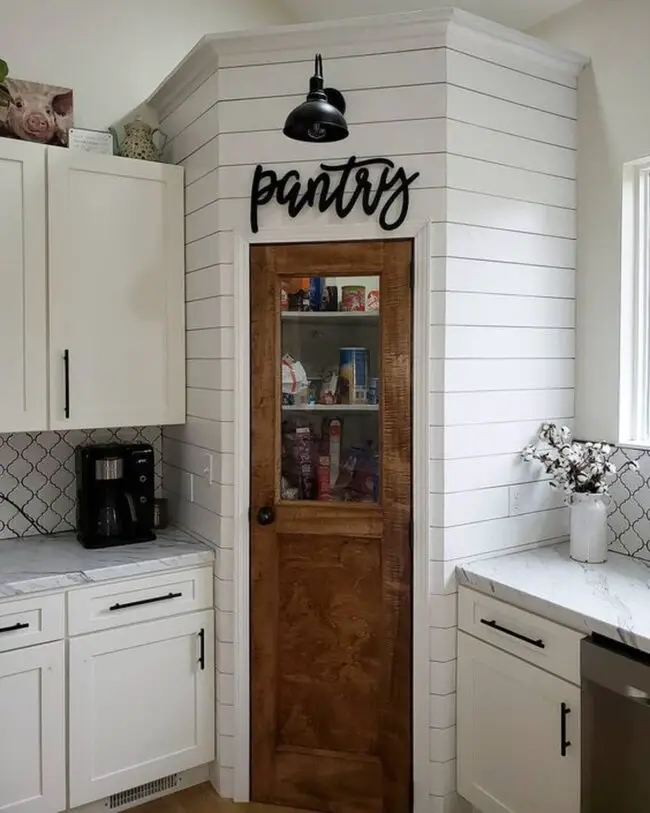 Charming Rustic Pantry Door Design Ideas