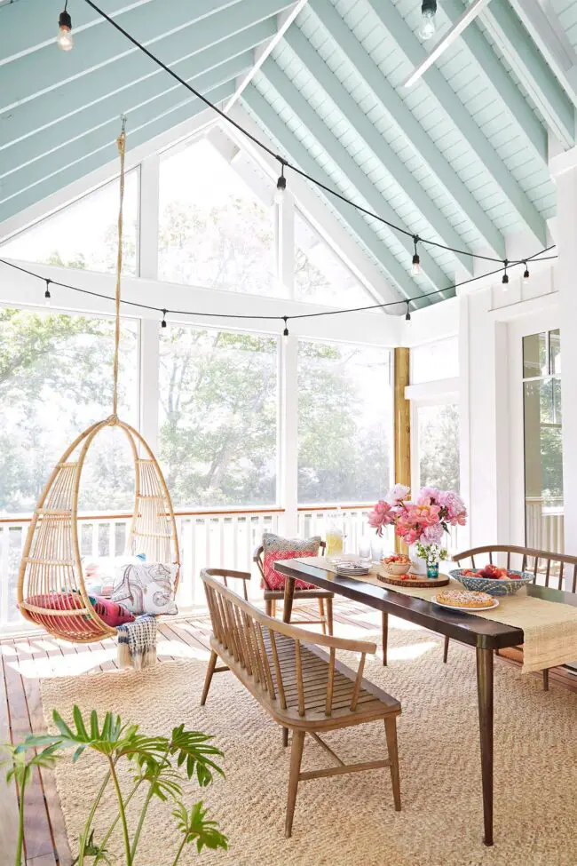 Radiant and Inviting Sunroom Oasis