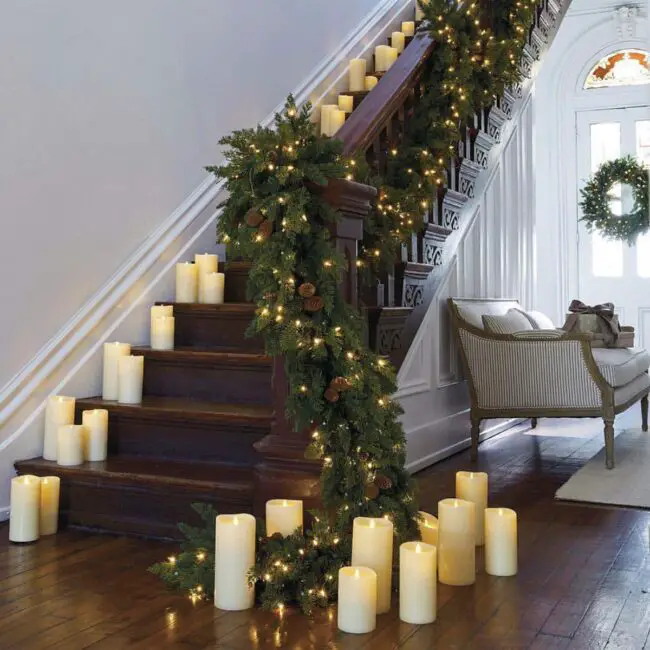 Soft Candlelight & Fresh Greenery for the Season