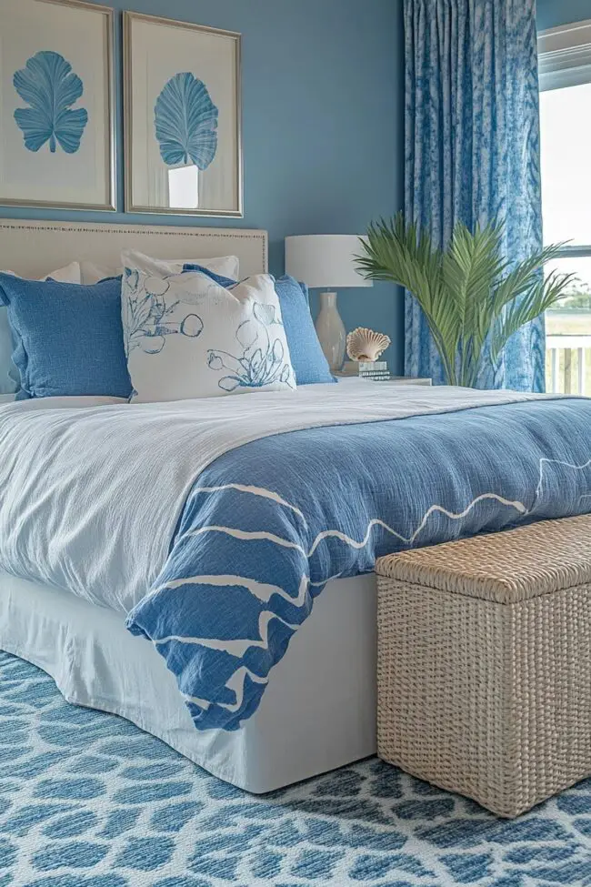 Coastal Retreat in Oceanic Blue