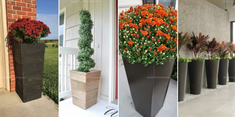 Stylish and Functional Tall Tapered Planters